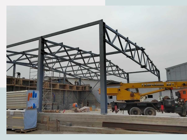 Строительство цехов в Бийске