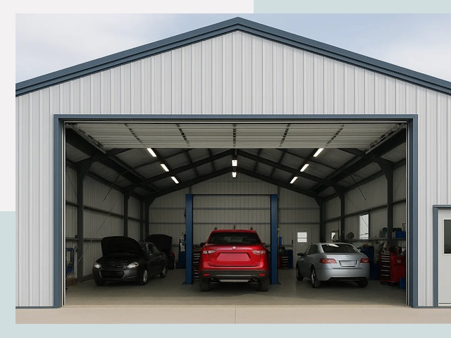 Ангары из сэндвич панелей от 623 руб. в Бийск