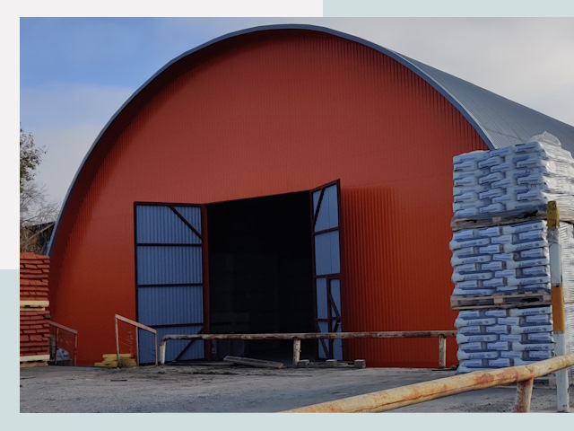 Полукруглые ангары по цене от 623 руб. в Бийск