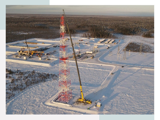 Мачты связи в Бийске