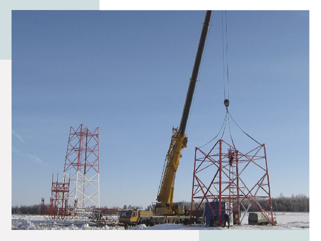 Монтаж вышек связи в Бийске