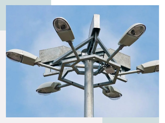 Монтаж осветительных мачт в Бийске