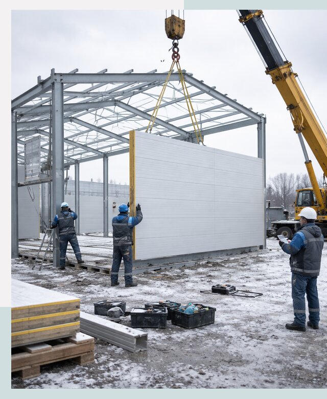Строительство холодильных складов под ключ в Бийске