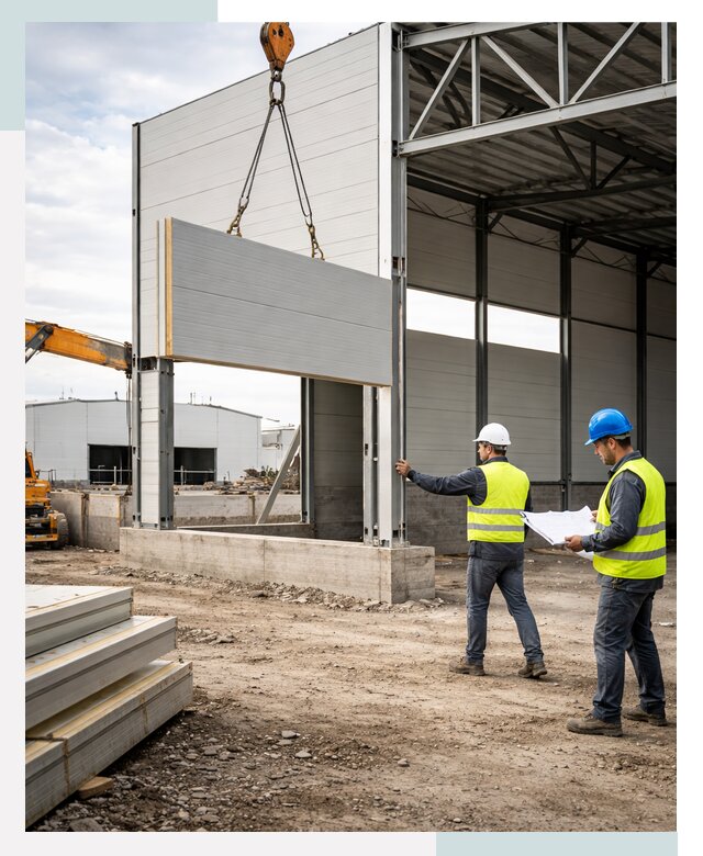 Склад из сэндвич панелей под ключ в Бийске от 9868 р. | СтальСтрой-Бск