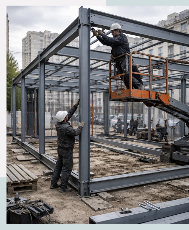 Строительство и монтаж торговых павильонов под ключ в Бийске